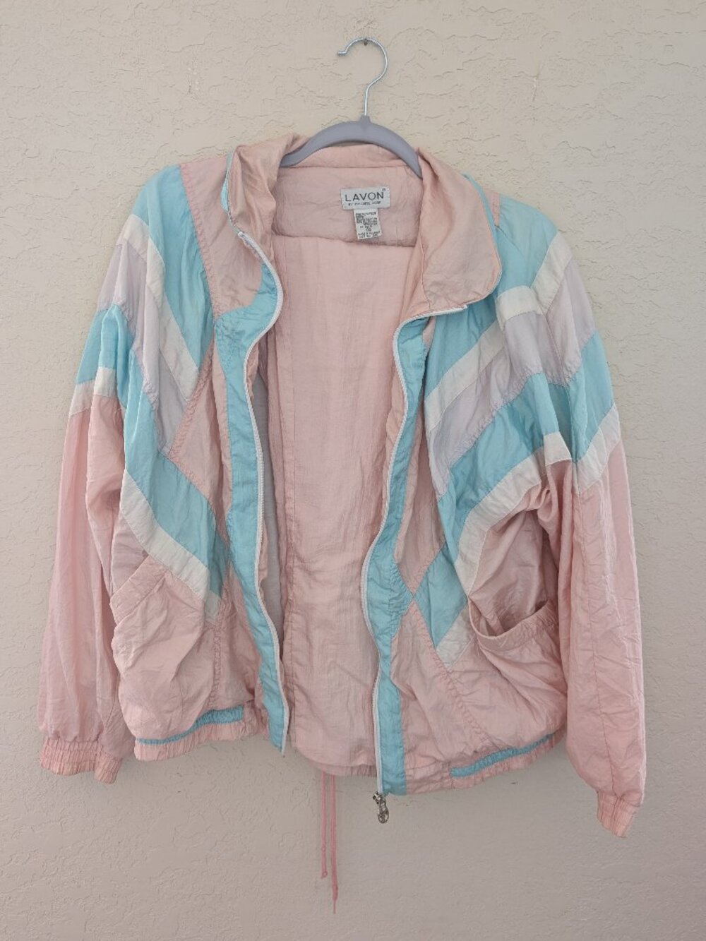 Vintage 80s 90s Lavon Nylon Track Suit Athleticwear Windbreaker Sport Size M